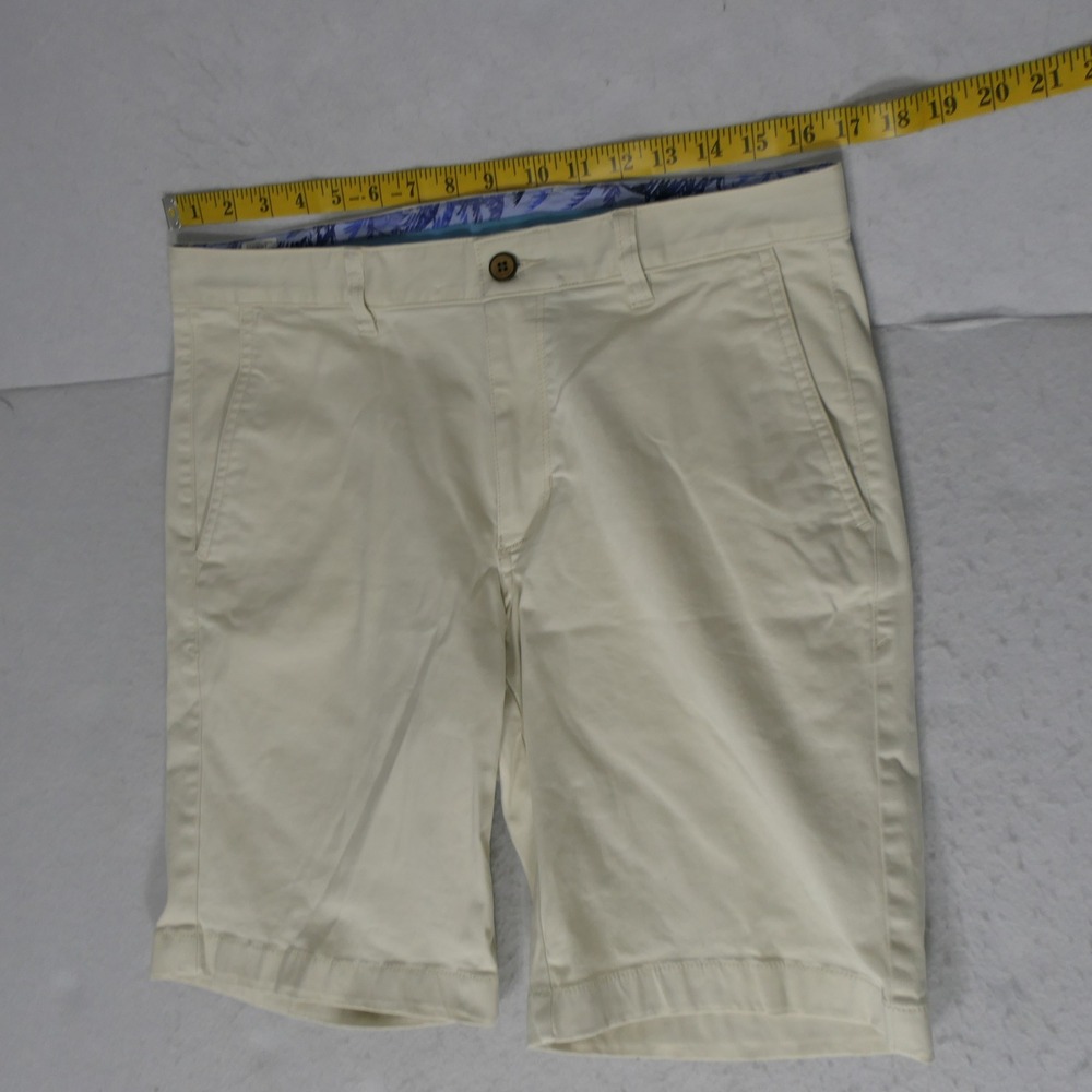 Tommy Bahama Men Shorts 34 Cream Boracay Chino Ivory Coastal Resortwear Hamptons